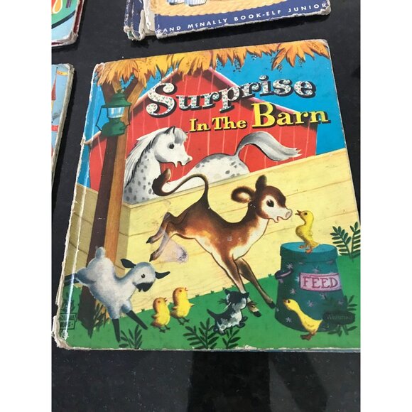 Vtg 1950's Lot 4 Children's Books Total 3 Whitman Tell a Tale Book & 1 Rand - Picture 6 of 9